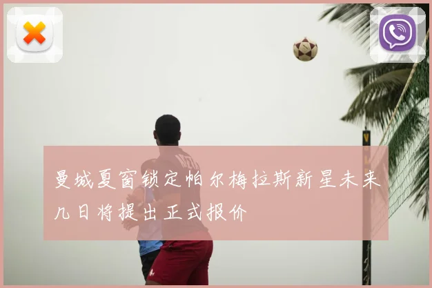 曼城夏窗锁定帕尔梅拉斯新星未来几日将提出正式报价